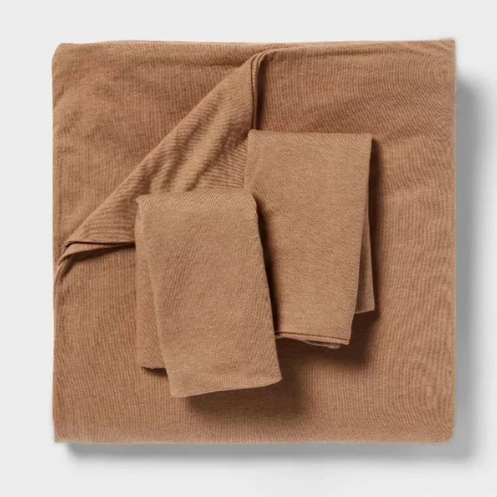 Threshold jersey duvet